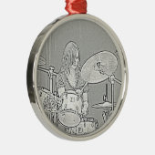 Drummer Girl Ornament (Rechts)