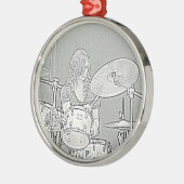 Drummer Girl Ornament (Links)