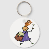 Drummer Girl Sleutelhanger (Voorkant)