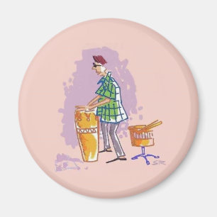 Drummer I magnet Magneet