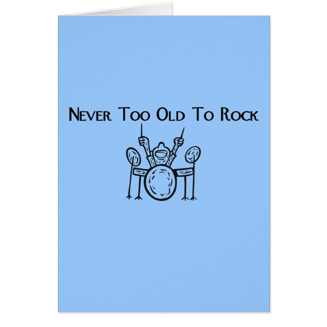 Drummer is nooit te oud om te roteren (Voorkant)