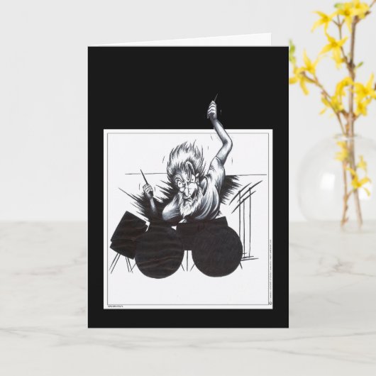 Drummer Kaart (Gele Bloem)