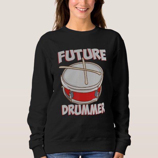 Drummer Kind Drumming Future Drummer Trui (Voorkant)