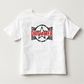 Drummer Kinder Shirts (Voorkant)