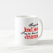 Drummer Love Koffiemok (Voorkant rechts)