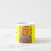 drummer meisjes rocksteen espresso kop (Voorkant)