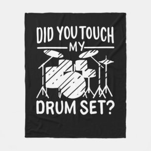 Drummer - Mijn drumset Fleece Deken