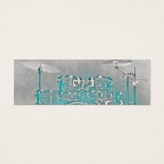  drummer mini visitekaartjes