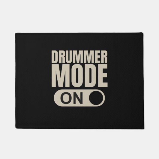 Drummer-modus aan deurmat (Voorkant)