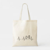 Drummer Music Bag Tote Bag (Achterkant)
