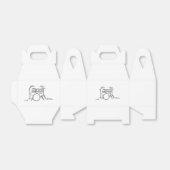 Drummer Music Design One-Line Drums Bedankdoosjes (Uitgevouwen)