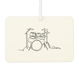 Drummer Music Design One-Line Drums Luchtverfrisser