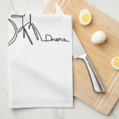 Drummer Music Design One-Line Drums Theedoek (Quarter Fold)