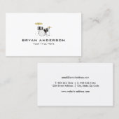 Drummer - Musicien Visitekaartje (Voorkant / Achterkant)