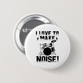 Drummer | Muziekinstrument Drums Gift Ronde Button 5,7 Cm (Voorkant /achterkant)