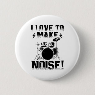 Drummer Muziekinstrument Drums Gift Ronde Button 5,7 Cm