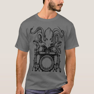 Drummer octopus drums cadeau t-shirt