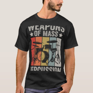 Drummer Percussie Retro T-shirt