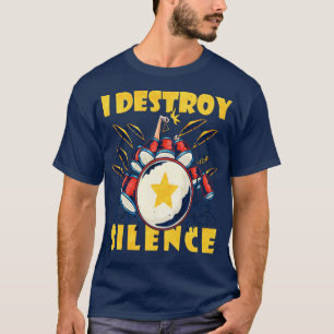 Drummer percussionist drums percussie muzikant I T-shirt