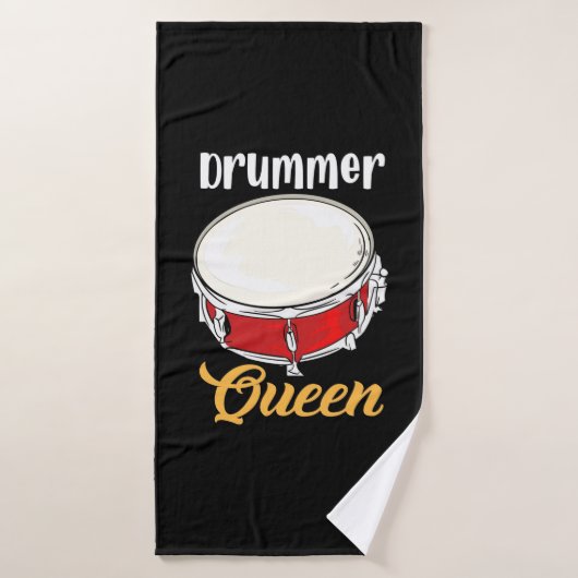 Drummer Queen Badhanddoek (Badhanddoek)
