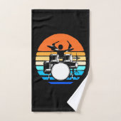Drummer Retro Vintage (Serviette à main)