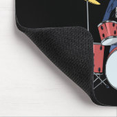 Drummer Rock Music Band Drums I Destroy Silence Muismat (Hoek)