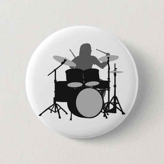 drummer ronde button 5,7 cm (Voorkant)