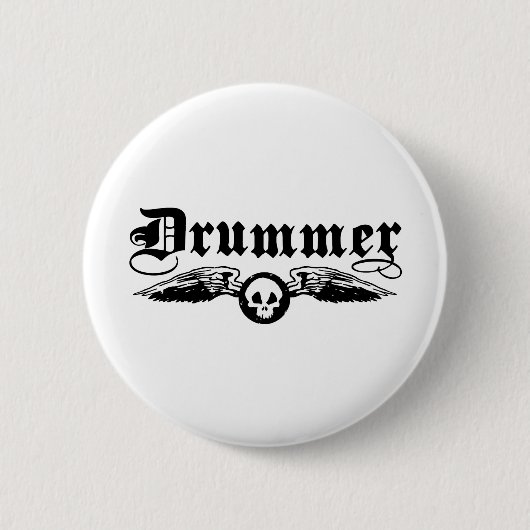 Drummer Ronde Button 5,7 Cm (Voorkant)