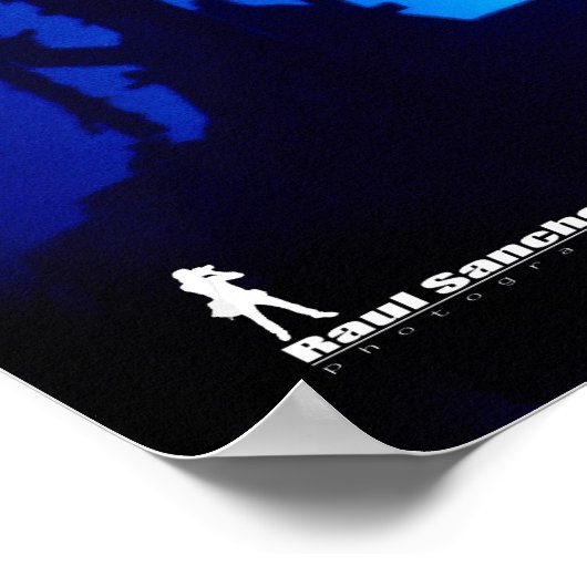 Drummer Silohuette Poster (Hoek)