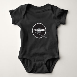 Drummer Simple Black Romper