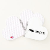 Drummer spiraal notitieboek (Binnen)