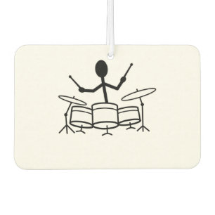 Drummer Stick Figuur Luchtverfrisser