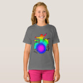 drummer t-shirt (Voorkant volledig)
