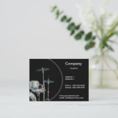 Drummer Visitekaartje (Staand voorkant)