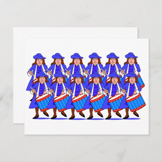 Drummers Drumming (Voorkant / Achterkant)