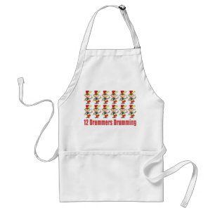 Drummers Drumming Aprons Standaard Schort