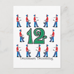 Drummers Drumming Briefkaart
