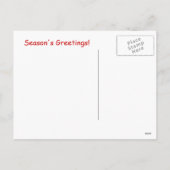 Drummers Drumming Feestdagenkaart (Achterkant)