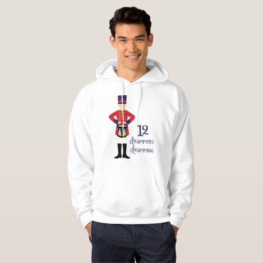 Drummers Drumming Hoodie (Voorkant volledig)