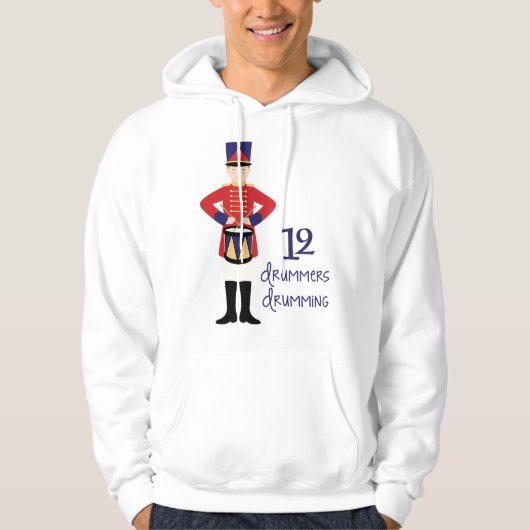 Drummers Drumming Hoodie (Voorkant)