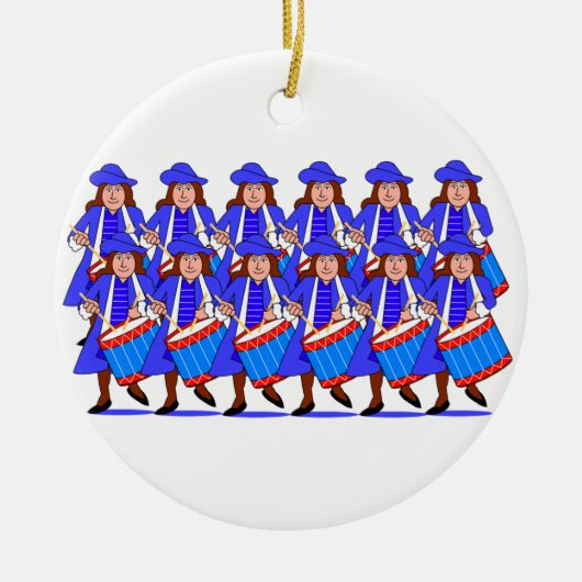 Drummers Drumming Keramisch Ornament (Voorkant)