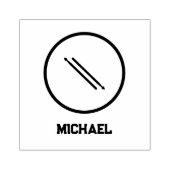 Drummers gepersonaliseerd 	rubberstempel (Afrduk)