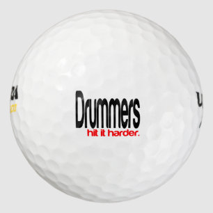Drummers hit het harder golfballen