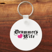 Drummer's vrouw sleutelhanger (Voorkant)