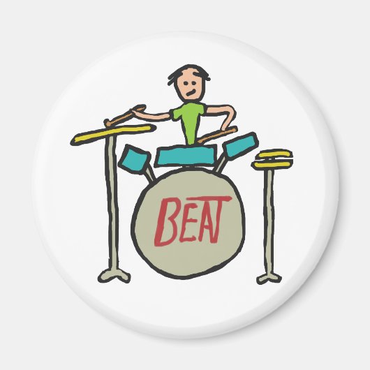 Drumming Magneet (Voorkant)