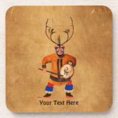 Drumming Shaman Bier Onderzetter (Voorkant)