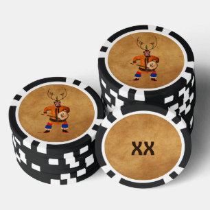 Drumming Shaman Poker Chips