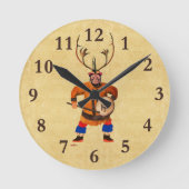 Drumming Shaman Ronde Klok (Voorkant)