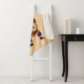 Drumming Shaman Sherpa Deken (In situ)