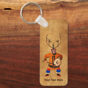 Drumming Shaman Sleutelhanger